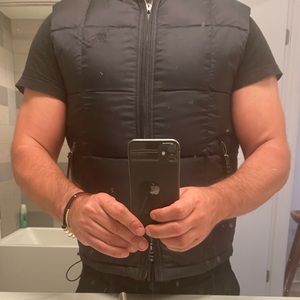 Burberry men’s sleeveless down vest